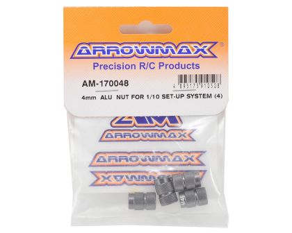 ARROWMAX 4mm Alu Nut for 1/10 Setup System