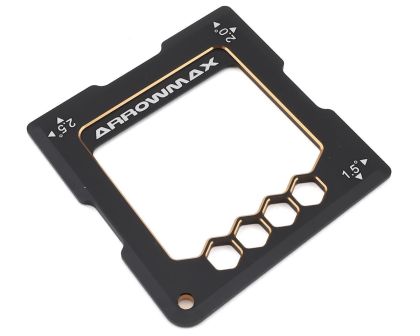 ARROWMAX Quick Camber Gauge for 1/10th 1.5 2 2.5 Black Golden AM171006