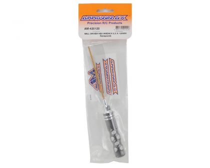 ARROWMAX Ball Driver Hex Wrench 2.0x120mm Honeycomb