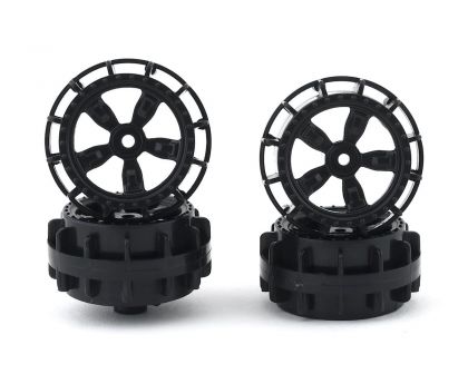 Team Associated NanoSport Wheels black ASC21612