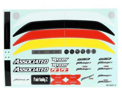 Team Associated APEX2 Sport Datsun 240Z Aufkleberbogen