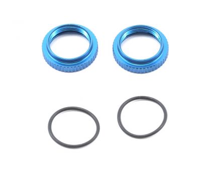 Team Associated FT On Road Threaded Shock Collar und O-Rings blue
