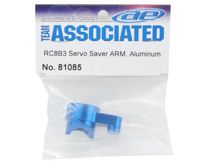 Team Associated RC8B3 Servo Saver Arm Alu blau