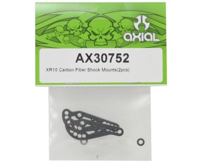 Axial XR10 Carbon Fiber Shock Mounts 2pcs