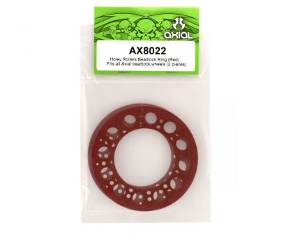 Axial Holey Rollers Beadlock Ring rot 2Stk.