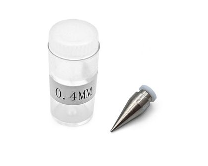Bittydesign Cone Nozzle thread-free std. 0.4mm for Michelangelo bottle-feed airbrush dual-action