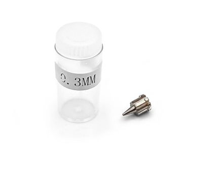 Bittydesign Hybrid Nozzle thread-less option 0.3mm for Caravaggio gravity-feed airbrush dual-action BDYAX180-00303