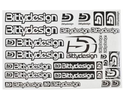 Bittydesign Onroad Decal Sheet 21.5x14.3cm BDYDS-215143