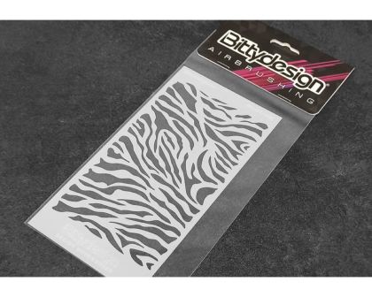 Bittydesign Vinyl Stencil Zebra