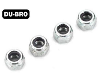 DU-BRO Nuts 5mm Nylon Insert Lock Nuts 4 pcs per package
