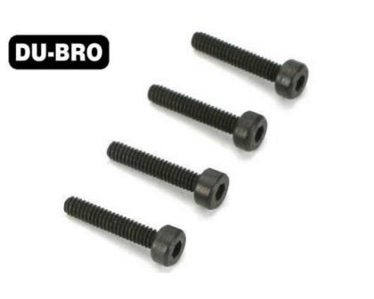 DU-BRO Screws 4.0mm x 14 Socket-Head Cap Screws 4 pcs per package