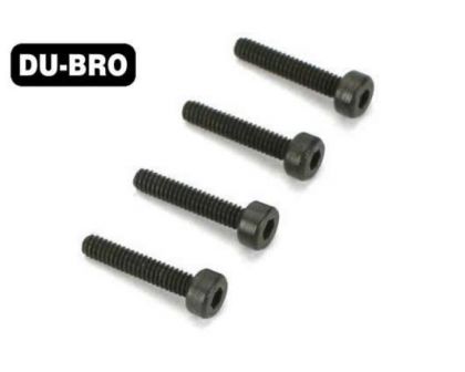 DU-BRO Screws 4.0mm x 40 Socket-Head Cap Screws 4 pcs per package DUB2282