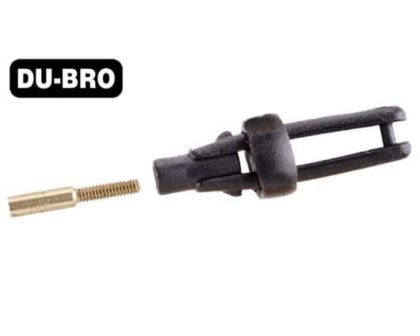 DU-BRO Aircrafts Parts und Accessories Long Arm Micro Clevis .047 Black 2 pcs per package