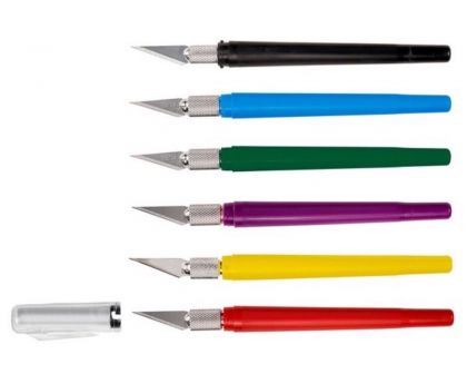 Excel Tools Werkzeug Messer K40 mit Taschenmesser und Twist Off Cap 1 von 6 verschiedenen Farben