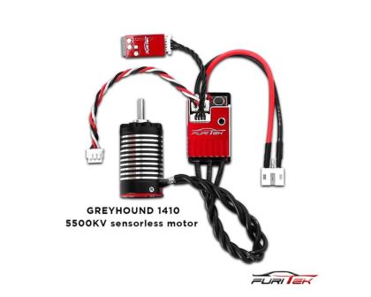 Furitek Odyssey Power System V2 Alu Gehäuse rot für Mini-Z