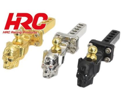 HRC Racing Anhängerkupplung Totenkopf gold für Crawler 1/10 HRC25238GLD