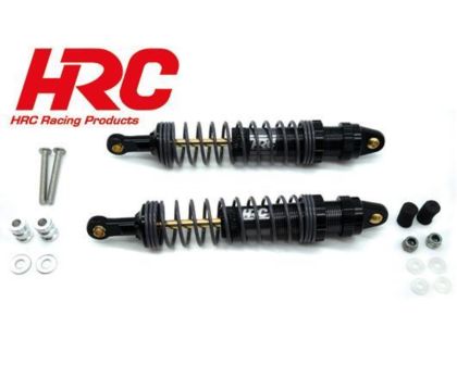 HRC Racing Tuningteil 1/10 Crawler Dämpfersatz Aluminium 110mm 18mm schwarz gun Metal