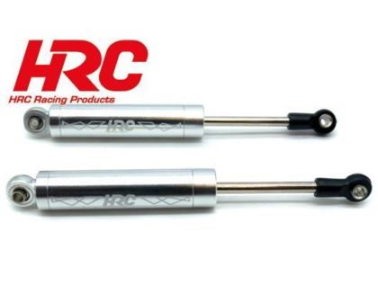 HRC Racing Option Part 1/10 Crawler Shock Set with inner Spring Aluminium 110mm 12mm Silver HRC28031B-SL
