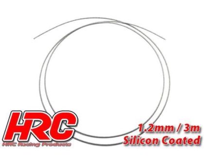 HRC Racing Stahlseil 1.2mm Silicone Coated soft 3m
