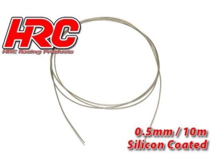 HRC Racing Stahlseil 0.5mm Silicone Coated soft 10m