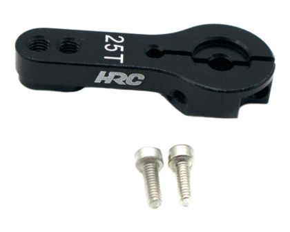 HRC Racing Servohebel Pro Aluminium Clamp Typ einarmig schwarz 25Z 35mm Futaba / Sävox / Power HD / Orion HRC41103B