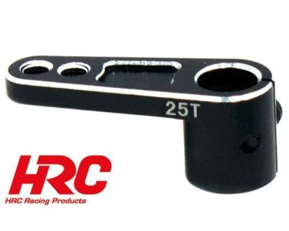HRC Racing Servohebel Aluminium 28mm Lang 11mm Offset 25T Futaba / Sävox / Power HD / Orion