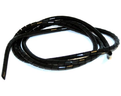 HRC Racing Spiral für Kabel 4mm Schwarz 1m HRC5038BK