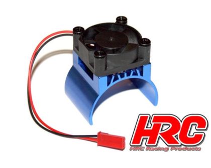 HRC Racing Motorkühlkörper TOP mit Brushless Lüfter 5-9 VDC 540 Motor Blau