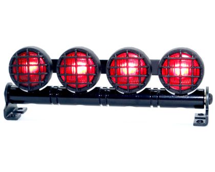 HRC Racing Lichtset 1/10 oder Monster Truck LED JR Stecker Dachleuchten Stange Typ B Rot HRC8724BR