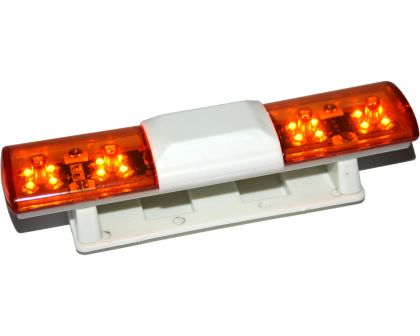 HRC Racing Lichtset 1/10 TC/Drift LED JR Stecker Rettung Dachleuchten V1 6 Blinkenmodus Orange Orange