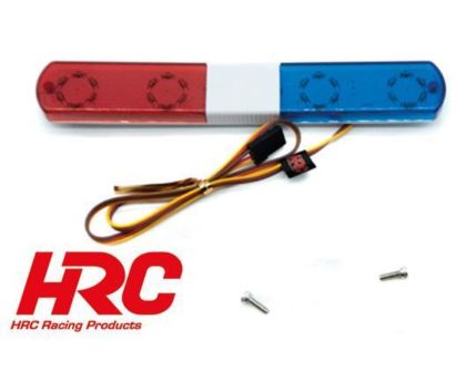 HRC Racing Lichtset 1/10 TC/Drift LED JR Stecker Polizei Dachleuchten V3 Wide blau rot HRC8733WU