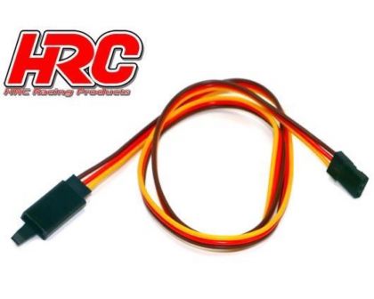 HRC Racing Servo Verlängerungs Kabel mit Clip Männchen/Weibchen JR typ 40cm Länge