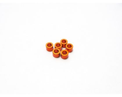 Hiro Seiko 3mm Alloy Spacer Set 5.0mm Orange