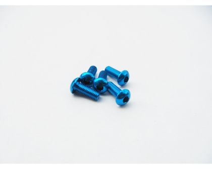 Hiro Seiko Alloy Hex Socket Button Head Screw M3x16 T-Blue