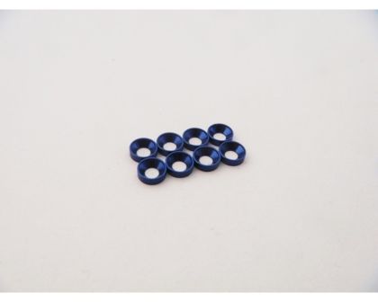 Hiro Seiko Senkkopf Unterlegscheibe 2.5mm klein Yokomo blau HS-48876