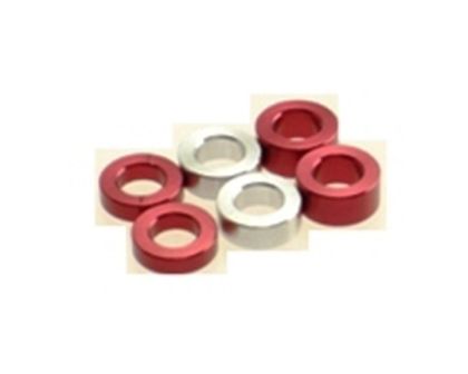 Hiro Seiko 3mm Alloy Spacer Set 1.5t/2.0t/2.5t Red