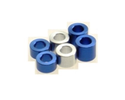 Hiro Seiko 3mm Alloy Spacer Set 3.0t/4.0t/5.0t Y-Blue