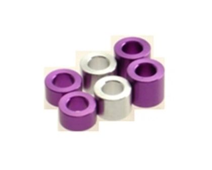 Hiro Seiko 3mm Alloy Spacer Set 3.0t/4.0t/5.0t Purple
