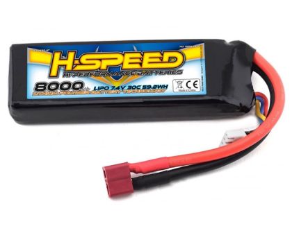 H-SPEED LiPo Akku 8000mAh 7.4V 30C
