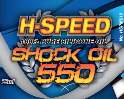 H-SPEED Silikon Dämpfer Öl 550 75ml