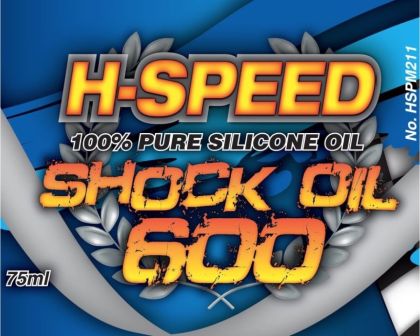 H-SPEED Silikon Dämpfer Öl 600 75ml