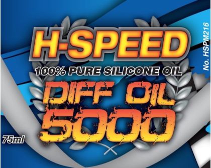 H-SPEED Silikon Differential Öl 5000 75ml