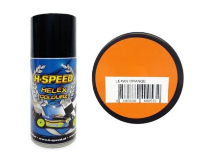 H-SPEED Lexan Spray orange 150ml HSPS005