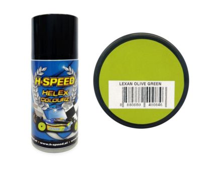 H-SPEED Lexan Spray Olive Green 150ml