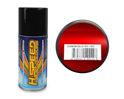 H-SPEED Lexan Spray Metallic rot 150ml HSPS030
