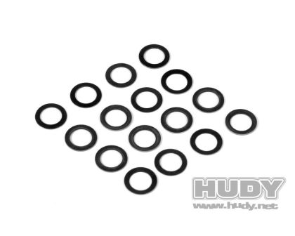 HUDY konische Unterlegscheiben für Kupplung 8x 0.6mm und 8x 0.4mm HUD296580