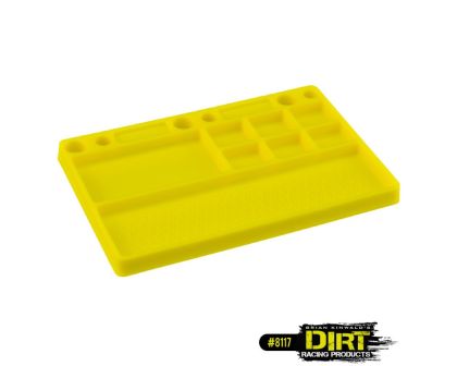 JConcepts Dirt Racing Teileschale aus Gummimaterial gelb