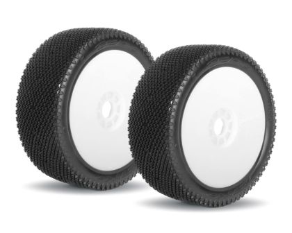 Jetko J Zero Ultra Soft 1:8 Buggy Reifen auf weißen Felgen