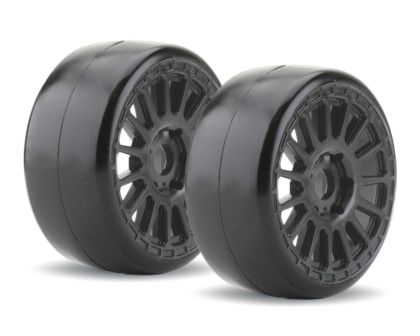 Jetko Buster Soft 1:8 GT Reifen auf schwarzer Felgen