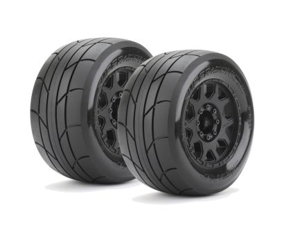 Jetko Rockform Belted Extreme Reifen auf schwarzen 3.8 Felgen